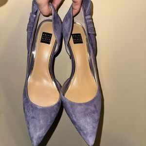 White House Black Market Lavender Heels
